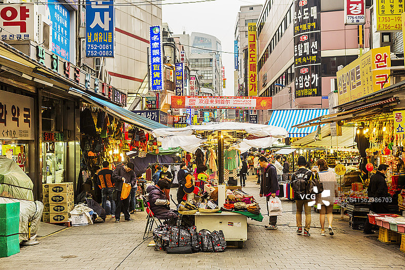 明洞、南大门市场图片素材