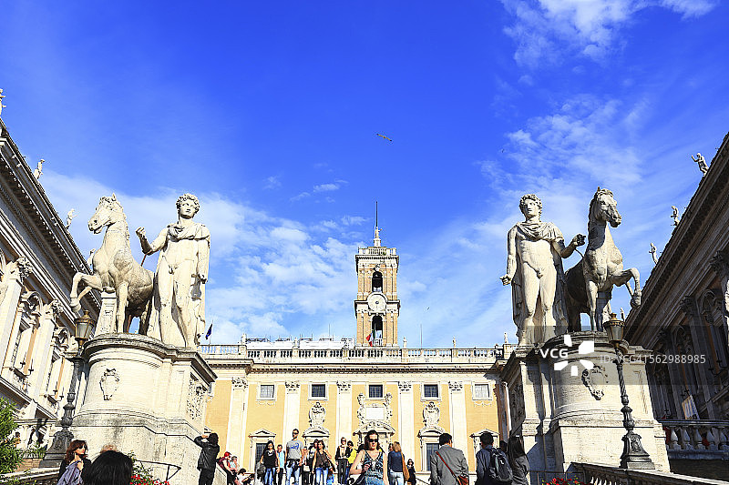 罗马市政厅卡比托利欧图片素材