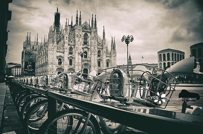 米兰都市风貌图片素材