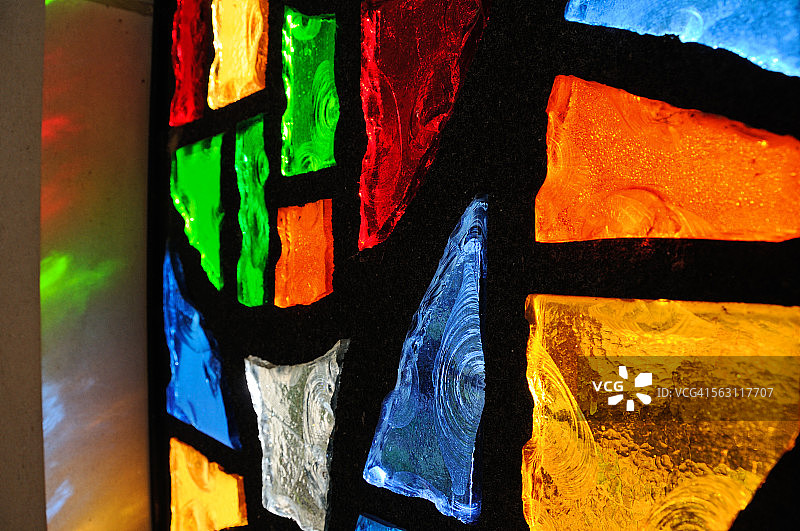 彩色玻璃图片素材