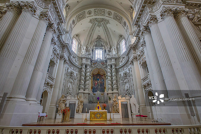 德国慕尼黑的特阿蒂娜教堂图片素材