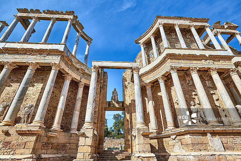 梅里达的罗马剧院图片素材