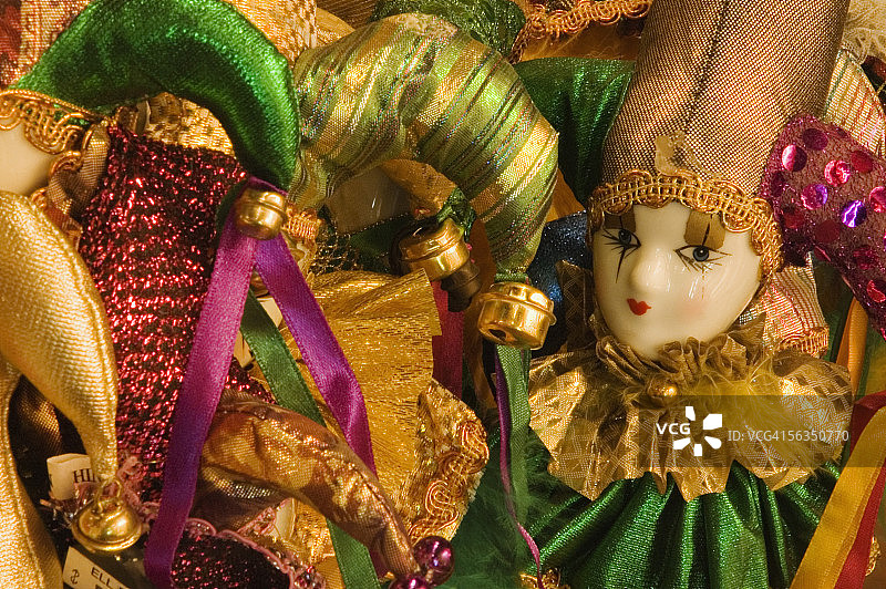 狂欢节娃娃特写图片素材