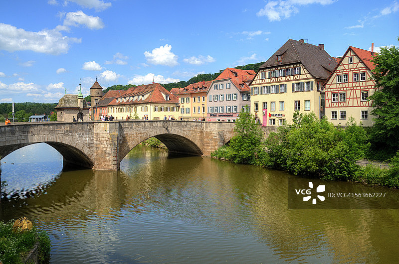 科赫河上的桥梁图片素材