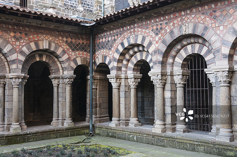 勒皮主教座堂及回廊图片素材