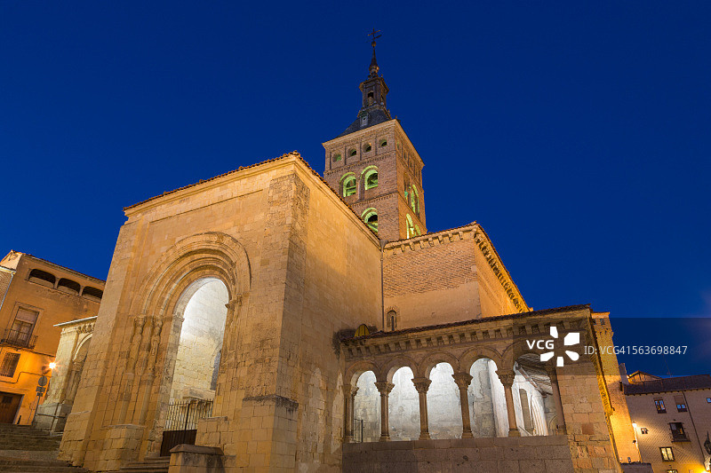 塞哥维亚圣马丁教堂图片素材