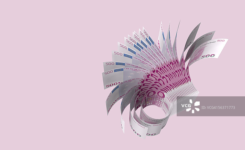 一叠纸币图片素材