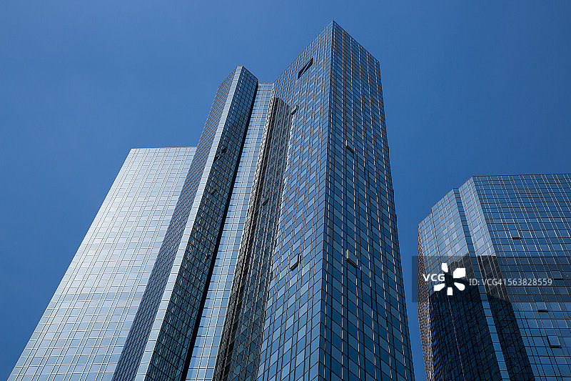 金融区内的德国银行大楼图片素材