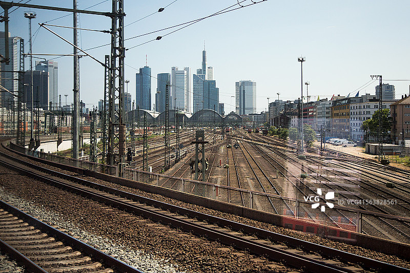 中央火车站天际线图片素材