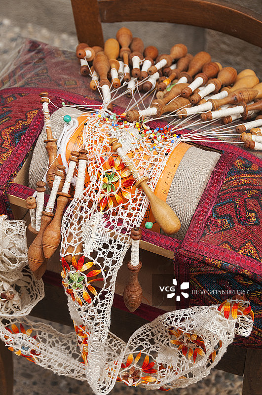 花边制作线轴图片素材