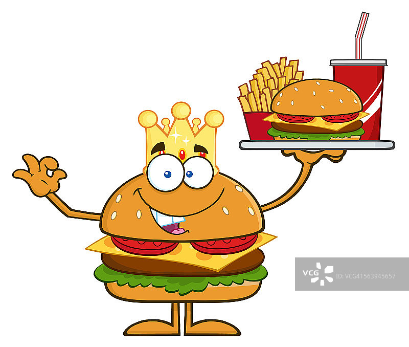 汉堡国王角色图片素材