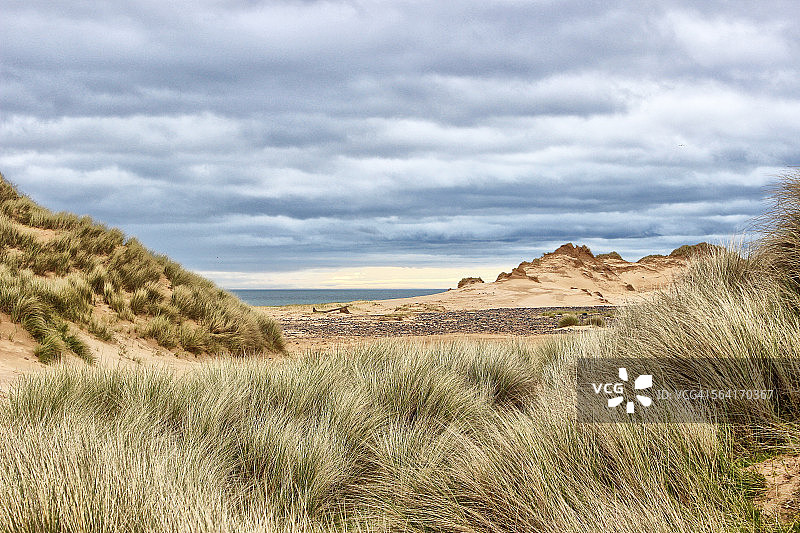 苏格兰东海岸的沙丘图片素材