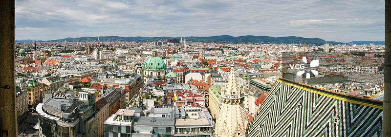 奥地利维也纳屋顶图片素材