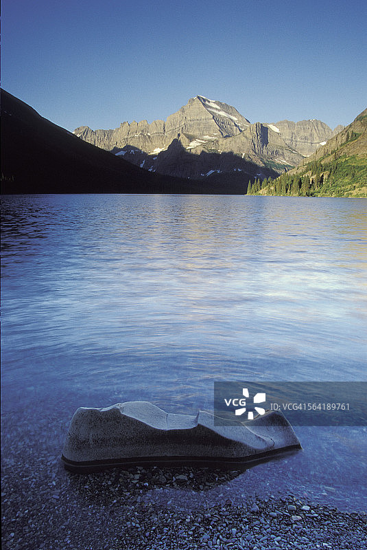 清晨约瑟芬湖图片素材