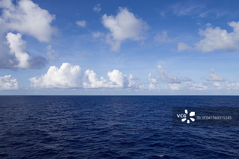 深蓝色加勒比海景观图片素材