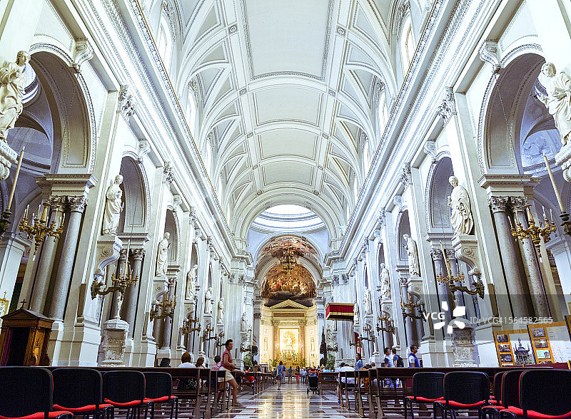 巴勒莫大教堂内部景观图片素材