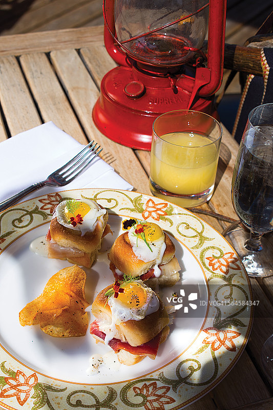 牛仔早餐图片素材