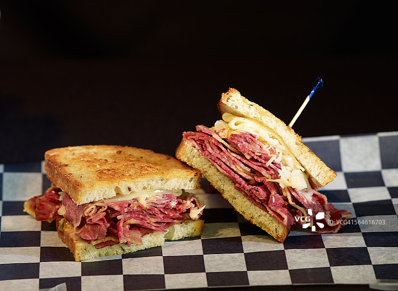 鲁宾三明治图片素材