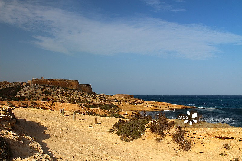 圣拉蒙城堡（罗达尔基拉尔海滩）图片素材