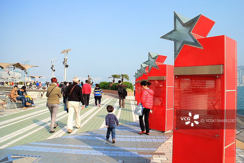 香港九龙星光大道图片素材