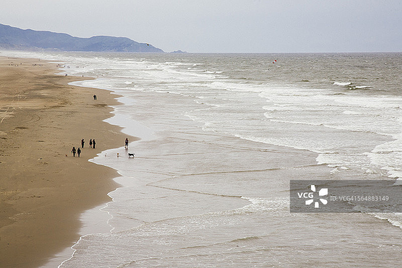 美国加利福尼亚州旧金山的海滩图片素材