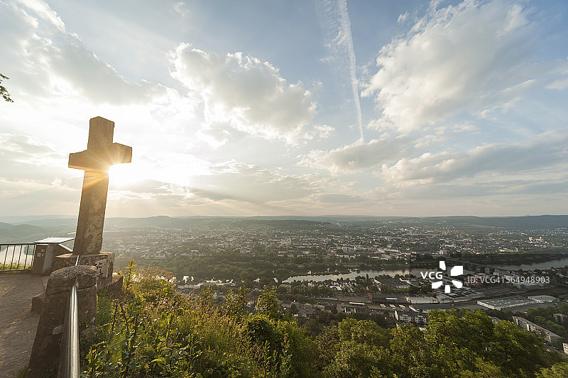 德国莱茵兰-普法尔茨特里尔马库斯贝格景观图片素材