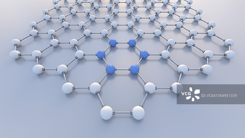 金属球连接在一起特写图片素材