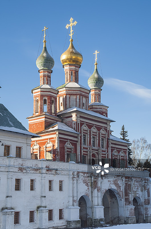 莫斯科新圣女修道院图片素材
