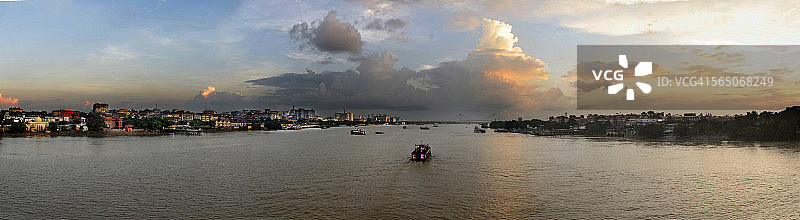 双城记：加尔各答和豪拉图片素材