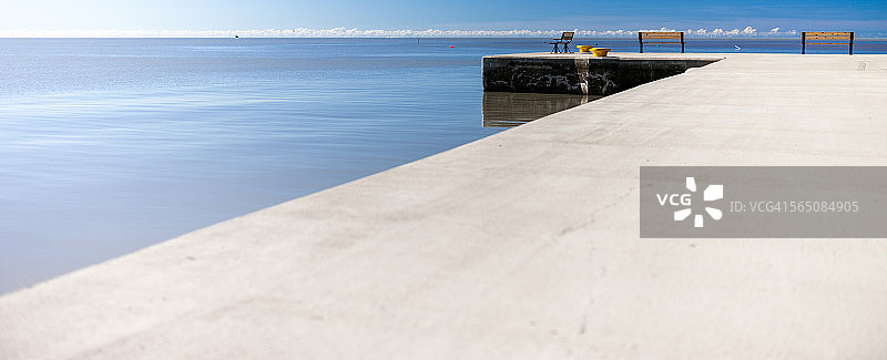 伯韦尔港的公共码头图片素材