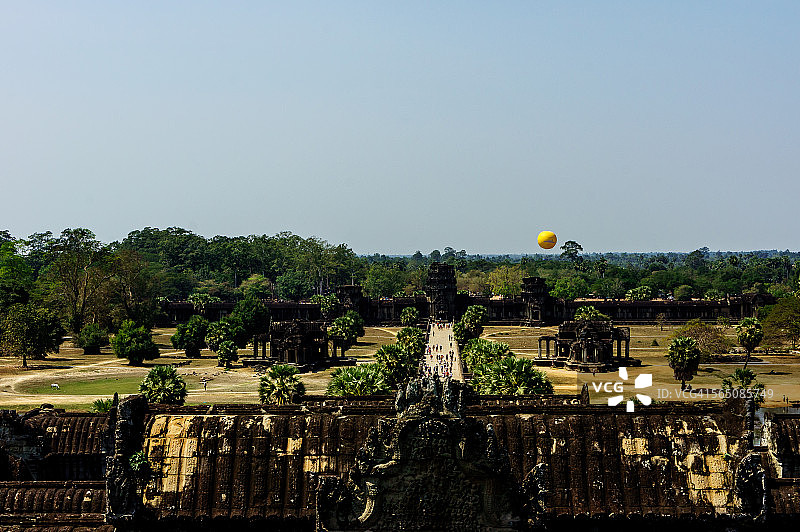 吴哥寺前门图片素材