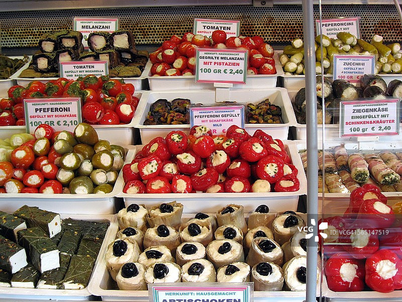 维也纳纳旭市场小吃图片素材