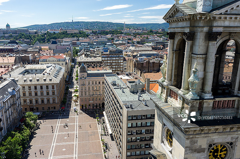 布达佩斯的钟楼图片素材
