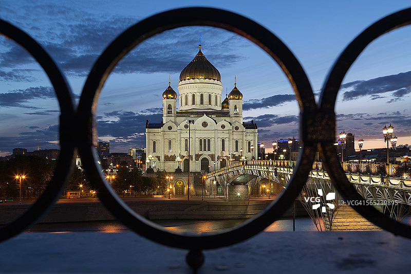 俄罗斯基督救世主大教堂图片素材