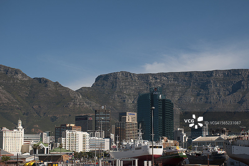 开普敦和桌山图片素材