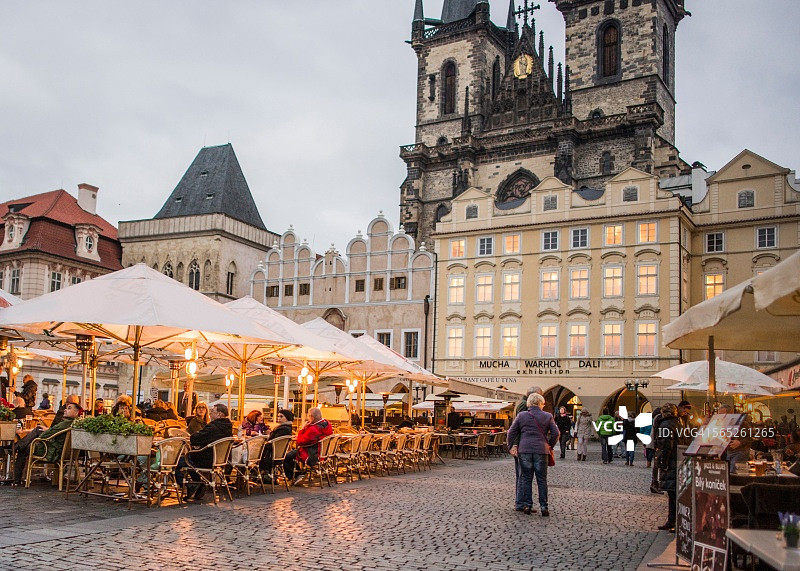捷克共和国布拉格老城广场图片素材