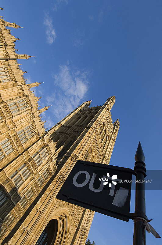 英国议会大厦，威斯敏斯特，伦敦，英国图片素材