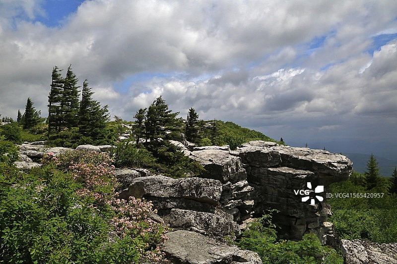 多莉索兹荒原的石脊图片素材