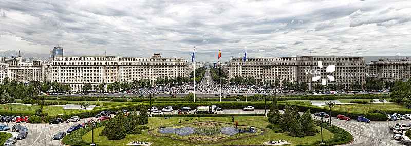 从议会宫观看的景色图片素材