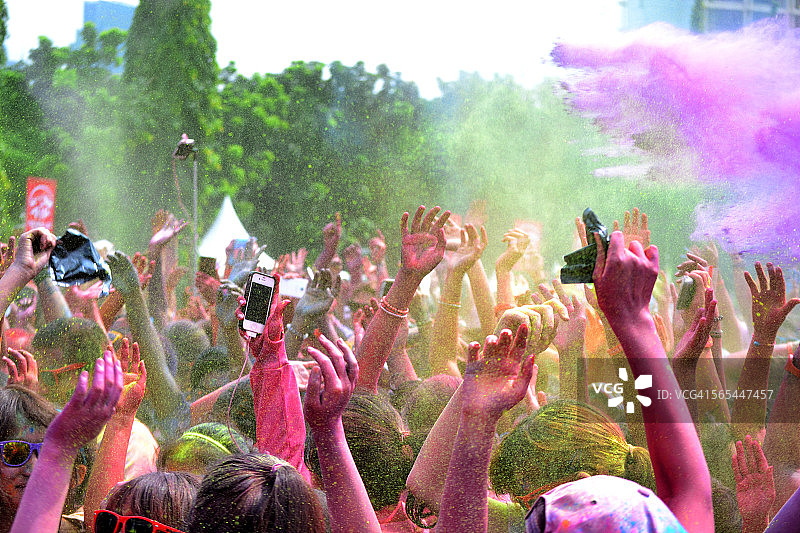 彩色跑图片素材