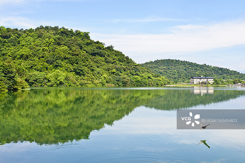 中国台湾宜兰梅花湖图片素材