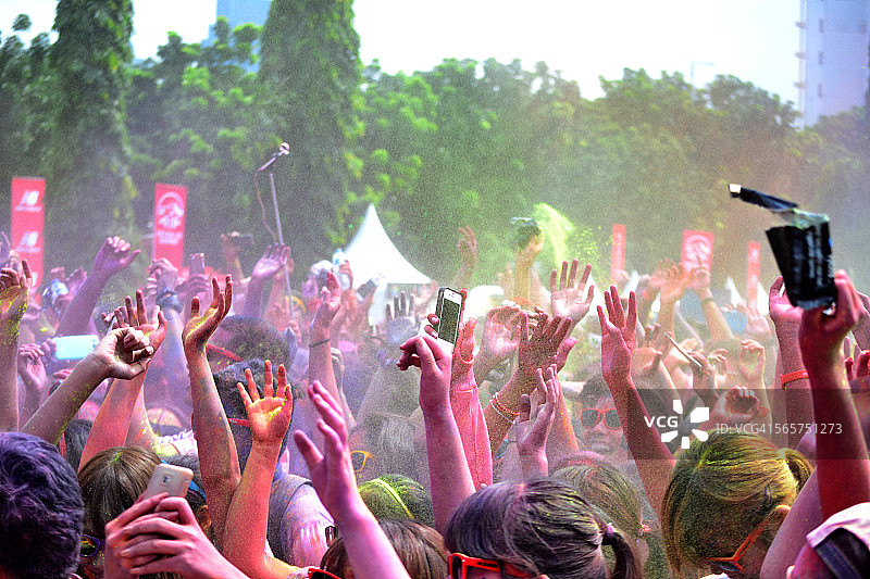 彩色跑图片素材