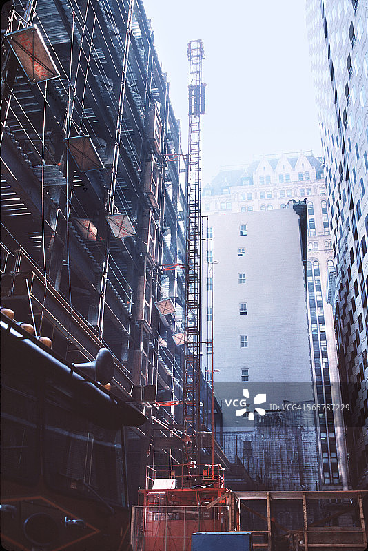 旧金山米慎湾的建筑施工图片素材