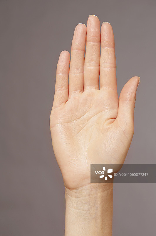 白人女性手部特写图片素材