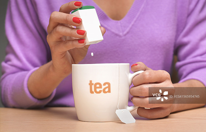 茶中的人造甜味剂图片素材