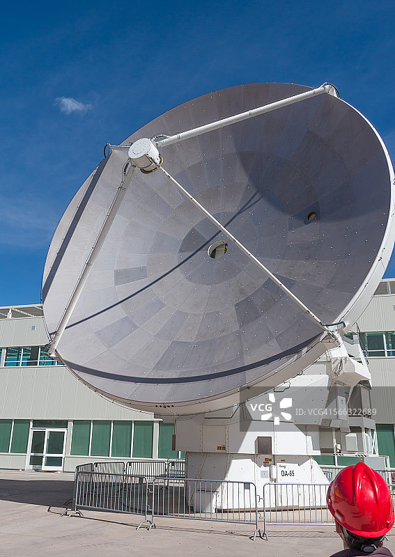 阿塔卡马大型毫米波/亚毫米波阵列射电望远镜和科学家图片素材