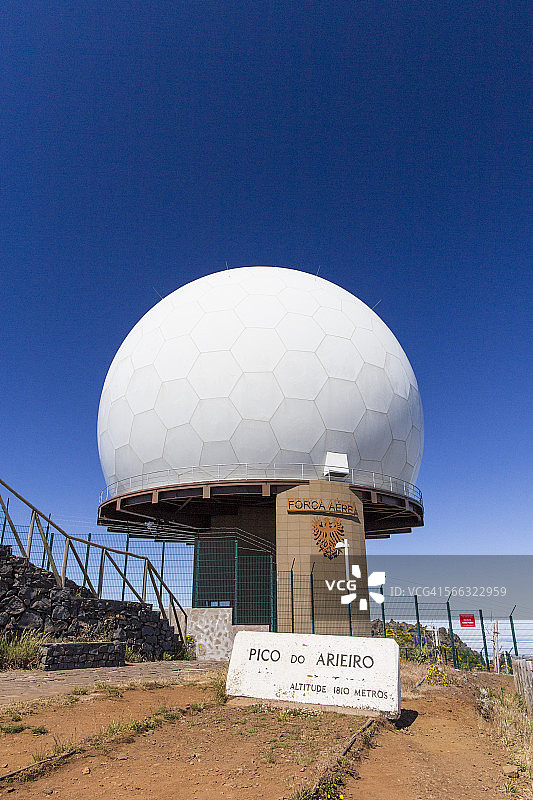 皮科阿雷埃罗海拔标志图片素材
