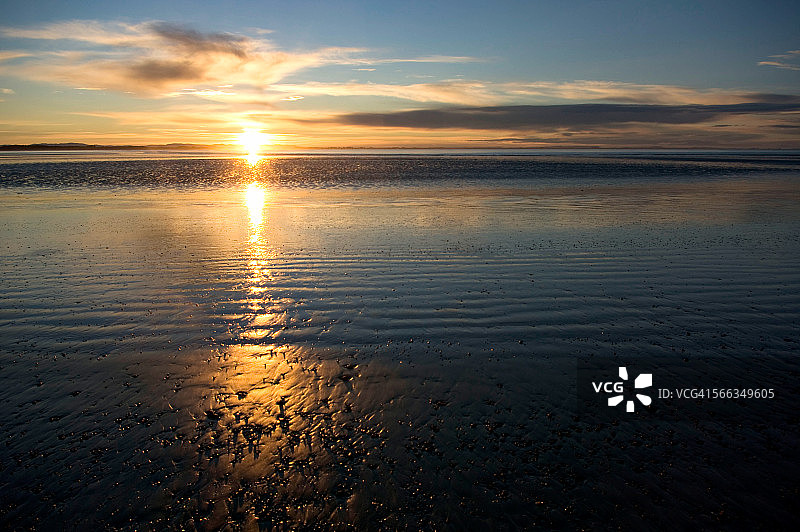 新西兰：日出前的瞬间图片素材