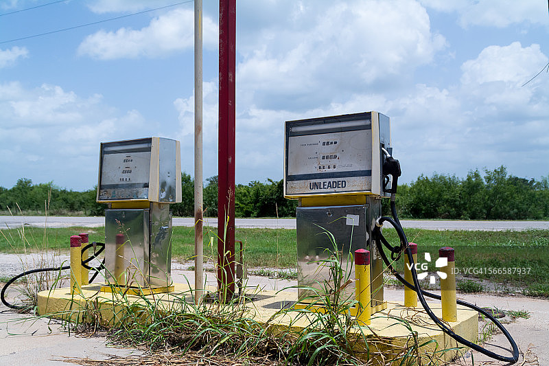 旧加油泵图片素材