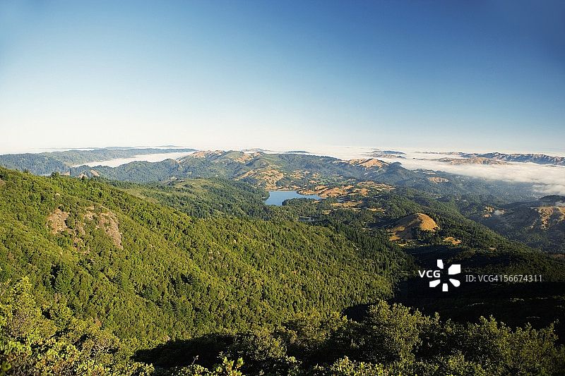 美国加州塔玛佩斯山州立公园全景图片素材